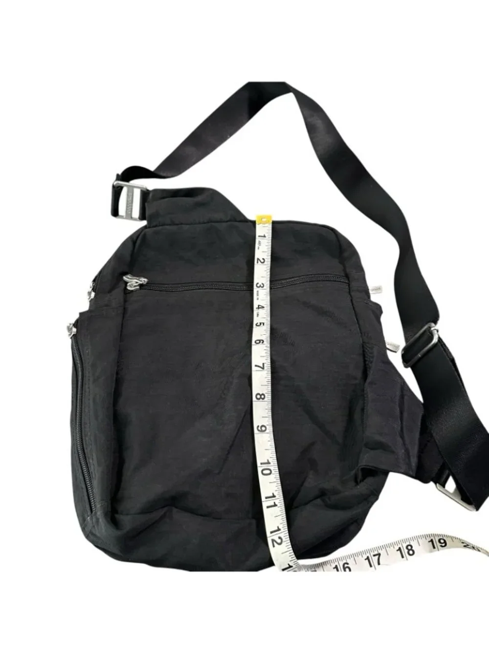 Baggallini Nylon Sling Crossbody Bag Backpack Travel Minimalist Multi pockets